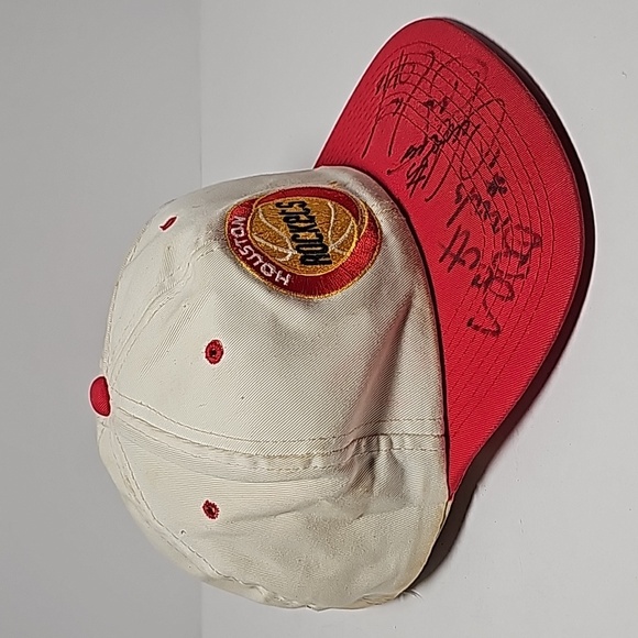 VTG Houston Rockets Basketball Cap Hat NBA Autograph Championship 1993 1994 - Picture 5 of 16